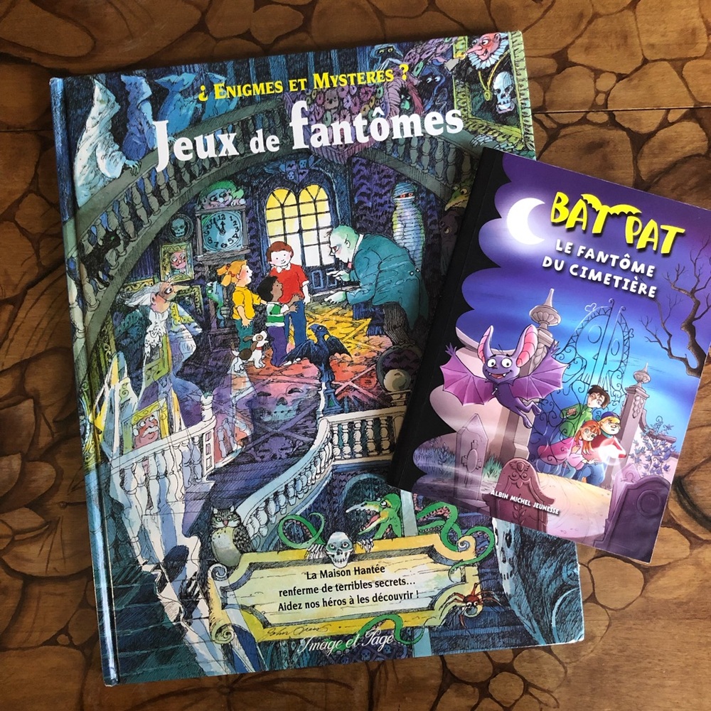 Livre vintage Halloween Jeux de Fantômes 1991 👻 90s Childrens Books in french